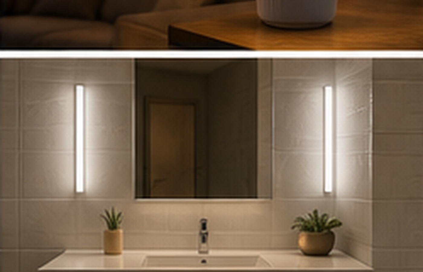 Badbeleuchtung mit LED: Spiegellicht, Deckenlicht und Schutzart Badbeleuchtung mit LED: Spiegellicht, Deckenlicht und Schutzart