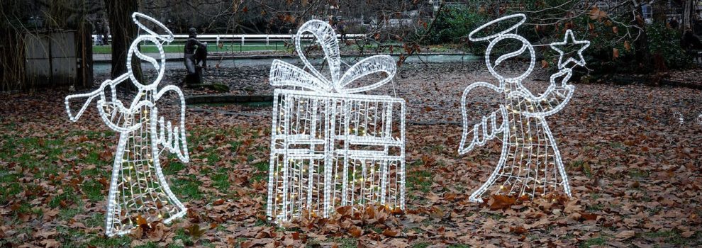 Festliches Licht im Außenbereich