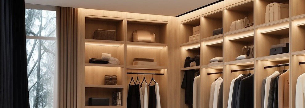 Licht im Kleiderschrank