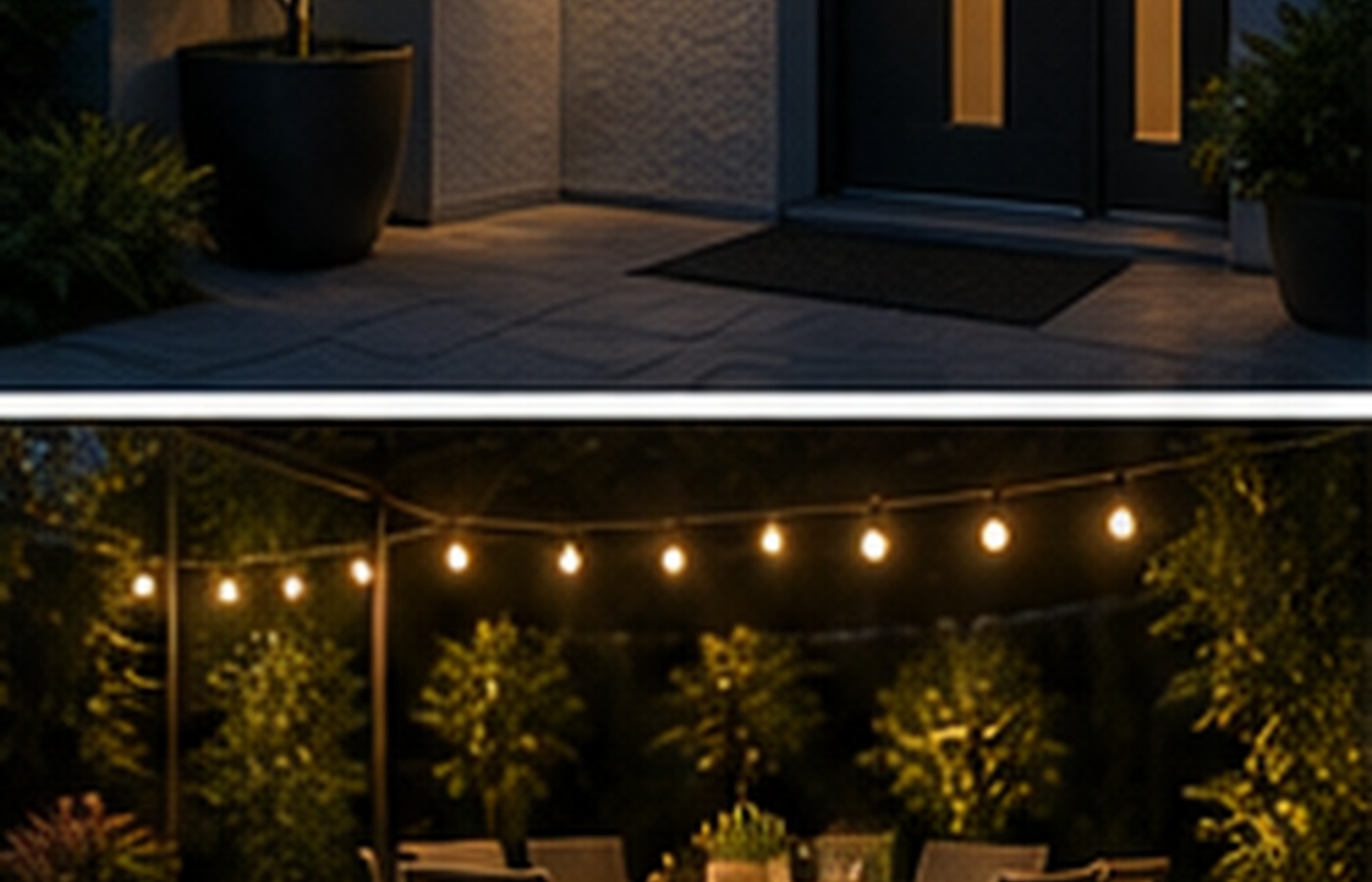 Terrassenlicht im Sommer: Essen, Lesen und Wege separat planen Terrassenlicht im Sommer: Essen, Lesen und Wege separat planen